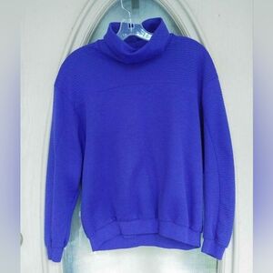 Vintage 1970s ILGWU Union Made In USA Devon Turtleneck Sweatshirt - Small